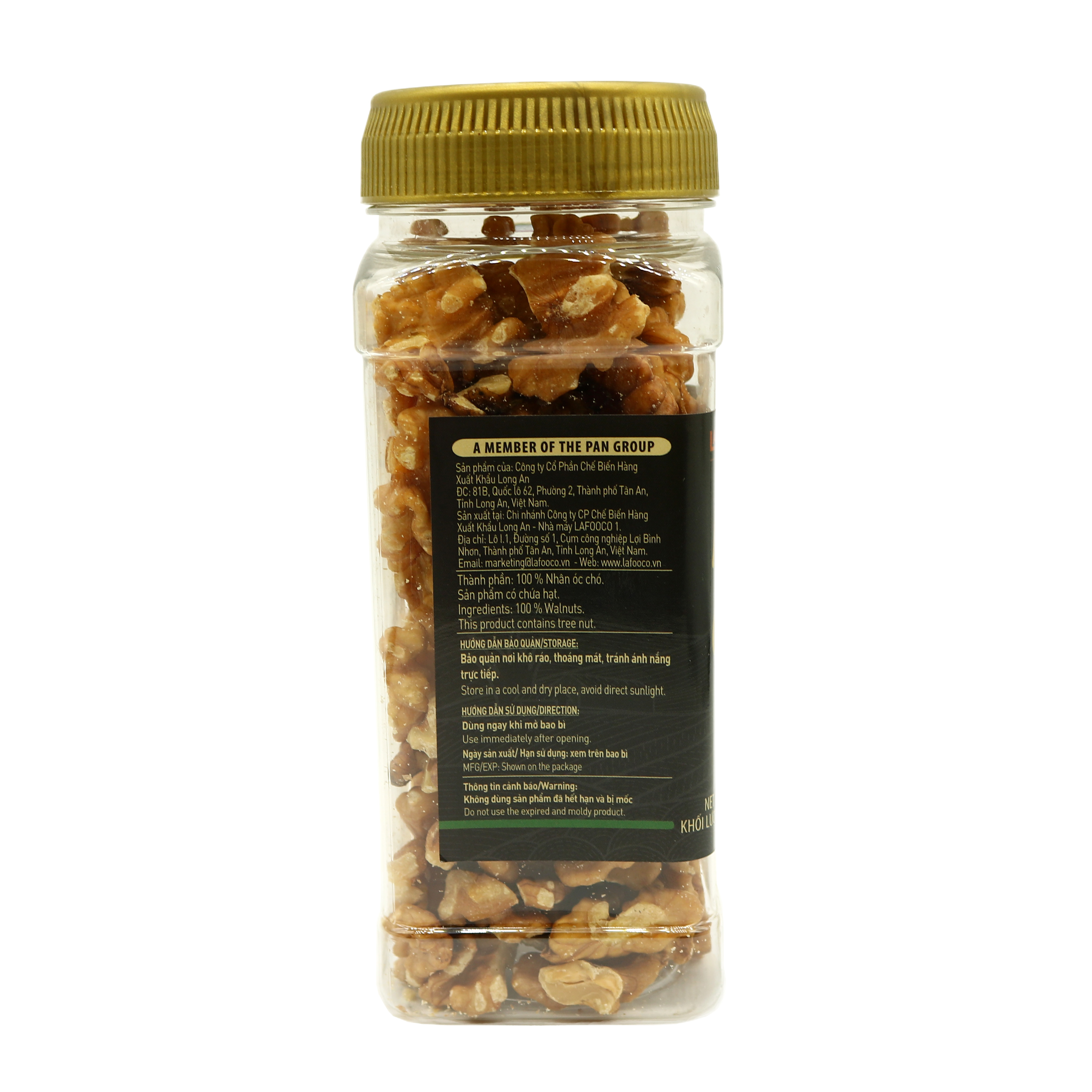 Nhân Óc Chó Mỹ Sấy Không Muối LAFOOCO 180g