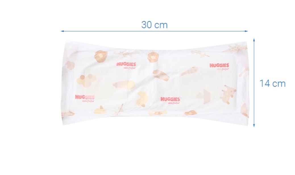 Miếng lót sơ sinh HUGGIES NB1-108 +6  miếng