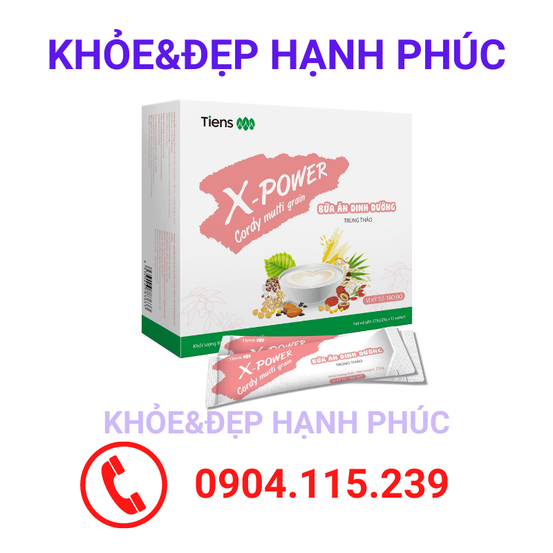 Cordy Multi Grain Bữa ăn dinh dưỡng Trùng thảo Vị Kỷ tử - Táo đỏ Thiên sư - 15 gói