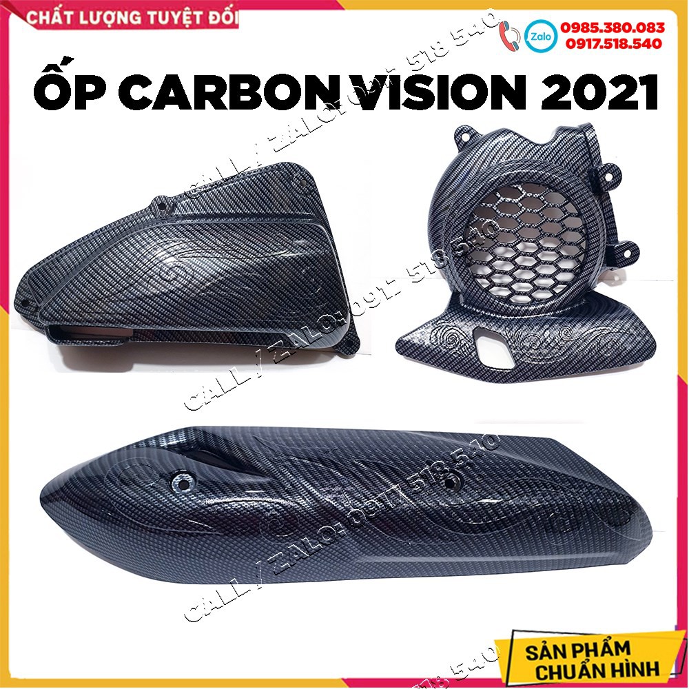 Ốp Carbon Vision 2021 - Vision 2022 ( giá lẻ từng món)