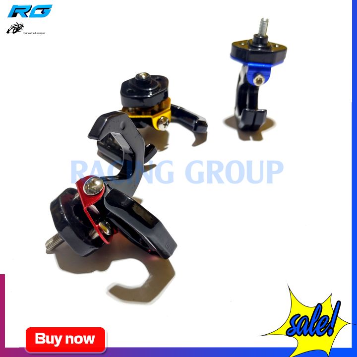 Móc treo đồ xe máy 2 móc xoay 180 độ