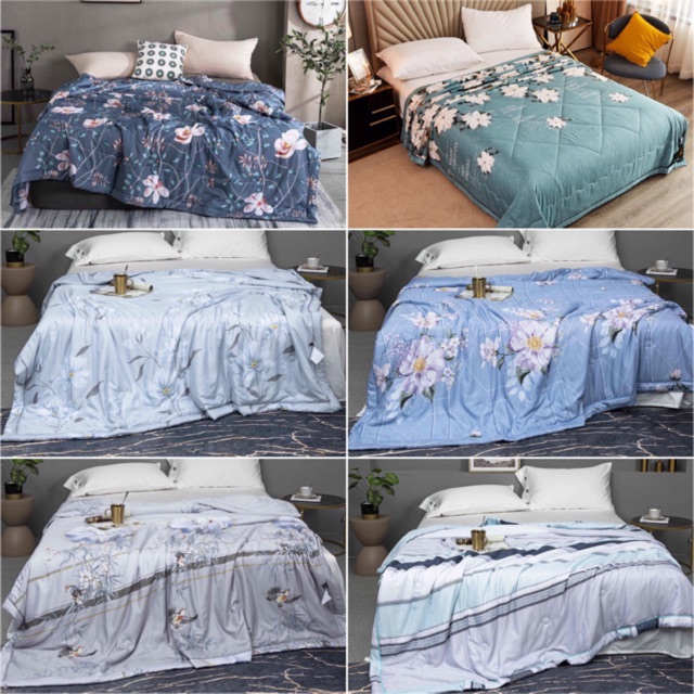 CHĂN HÈ LỤA TENCEL ( CHĂN LẠNH ) 2mx2m3