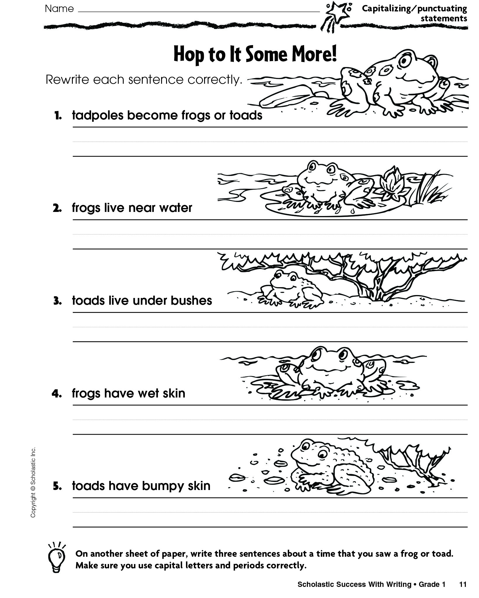 Scholastic Success With Writing Grade 1-5 (Sách đen trắng)