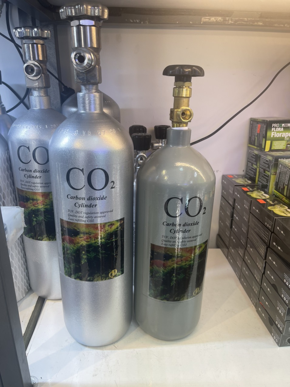 Bình Co2 Sắt 3Kg Mới - Bình Co2 3Kg Thủy Sinh