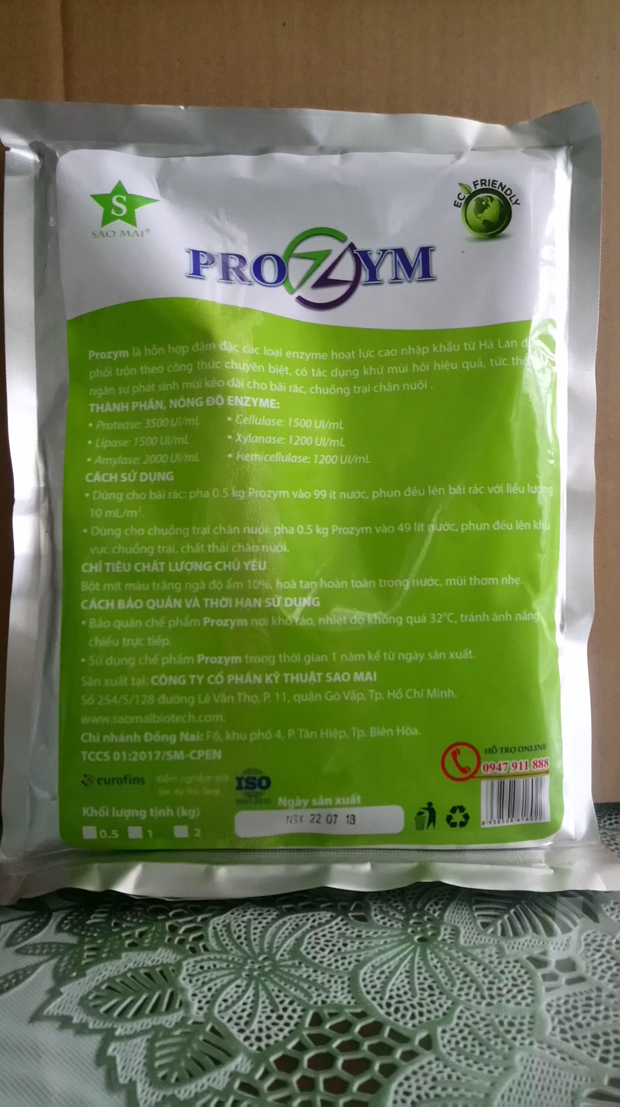 Chế phẩm sinh học khử mùi hôi nhanh PROZYM