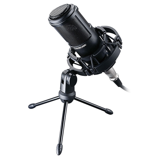 micro takstar pc K-320 + nguồn 48v + canon + xlr 3.5