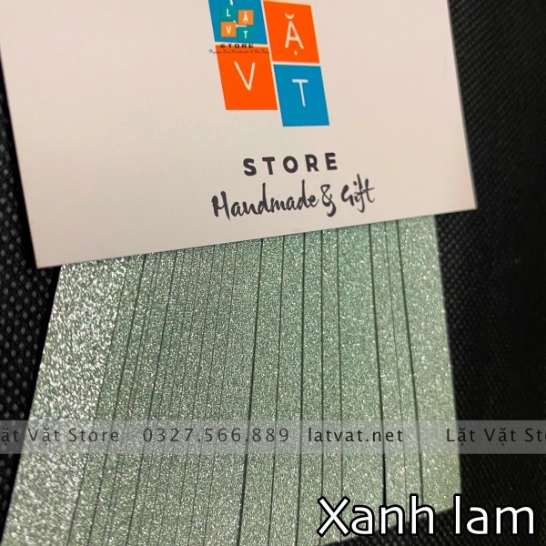 [HCM]Giấy gấp sao phủ kim tuyến bạc ngôi sao gấp điều ước origami star paper