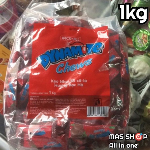 Kẹo nhai dynamite 3 viên / túi 1kg