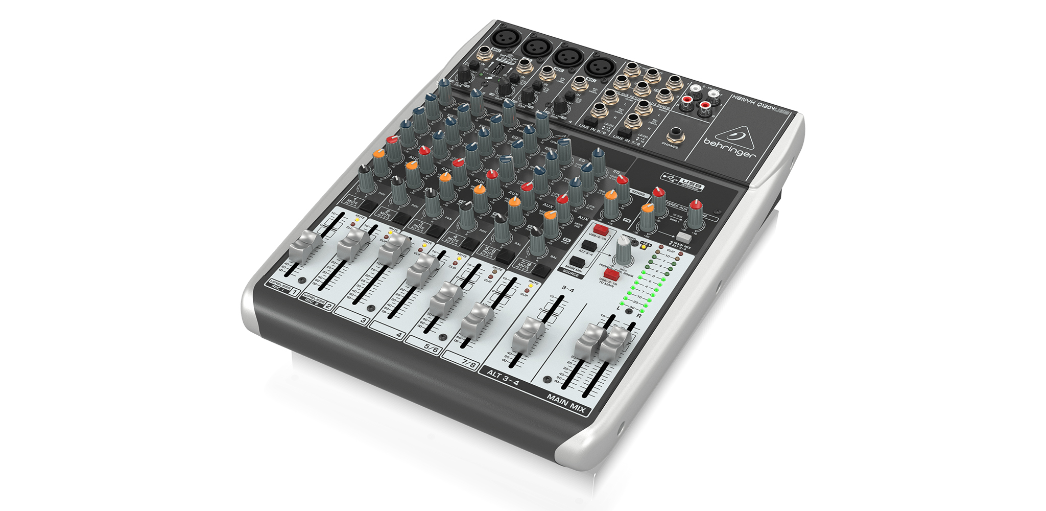 Analog Mixer Behringer| Mixer cơ Behringer Q1204USB