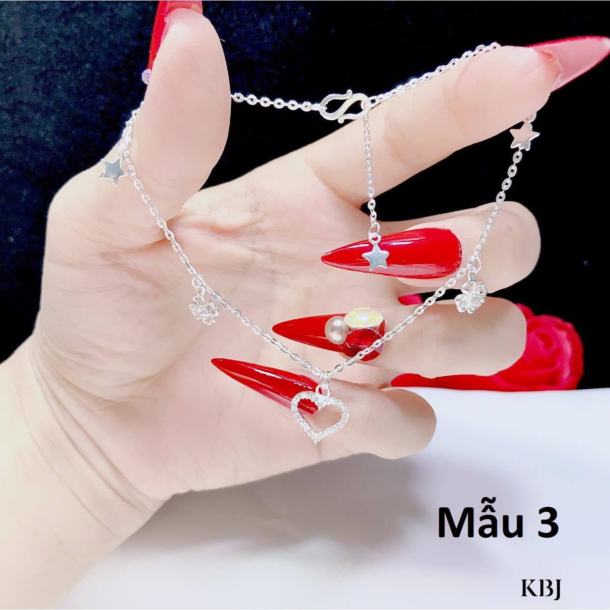 Lắc chân bạc ta các mẫu MS94