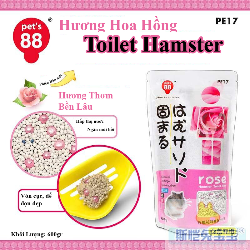 [HCM]Cát Lót Chuồng Cho Hamster Pets 88 600gr