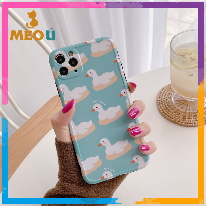 [HCM]Ốp iPhone Vịt Kute iPhone 7Plus/8Plus/X/Xs Max/11/11 Pro Max - ốp iphone
