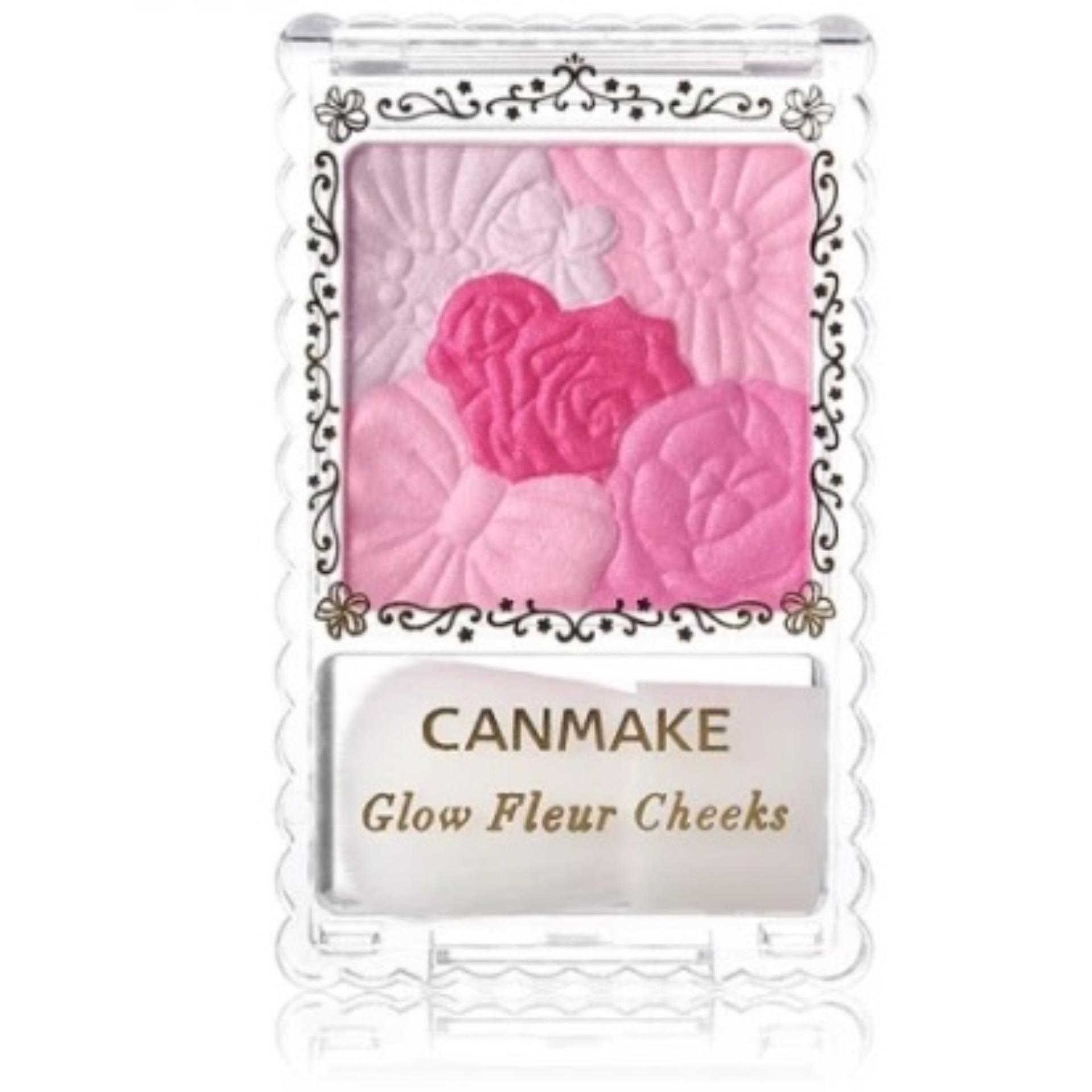 Phấn má Canmake Glow Fleur Cheeks- 4g (# 08 - Hồng)