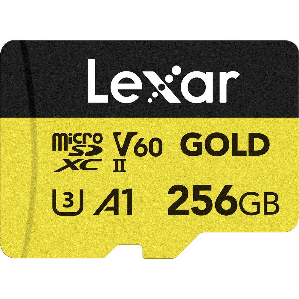 Thẻ nhớ micro sd lexar 256gb professional gold microsdxc uhs-ii card