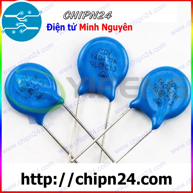 [5 con] (KG2) Tụ chống sét Varistor 14D471K 14D 470V