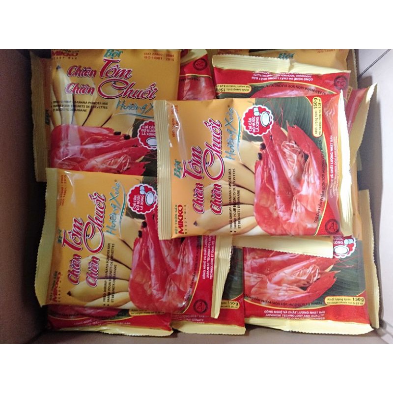 BỘT CHIÊN TÔM ,CHIÊN CHUỐI HƯƠNG XƯA( gói 150gram)