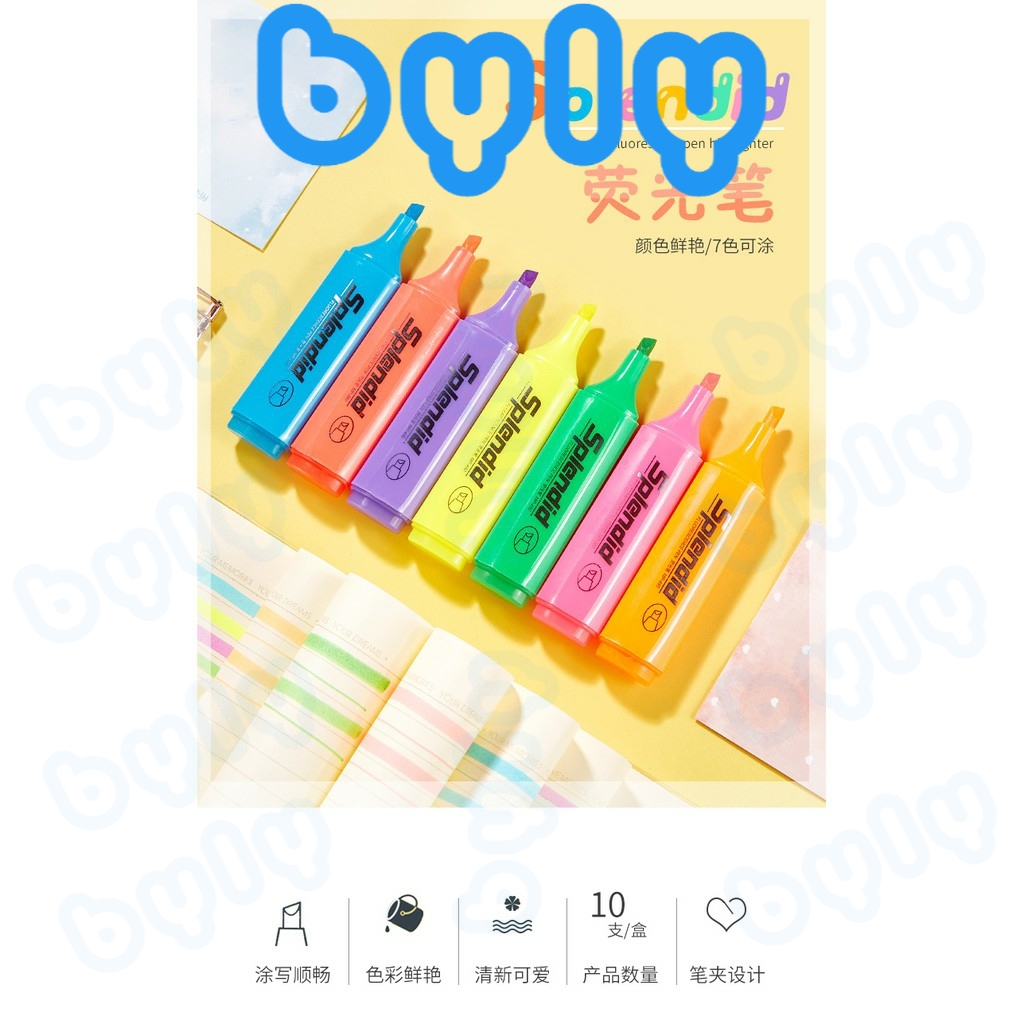 Bút dạ quang Splendid Baoke  MP490 - ByLy Store