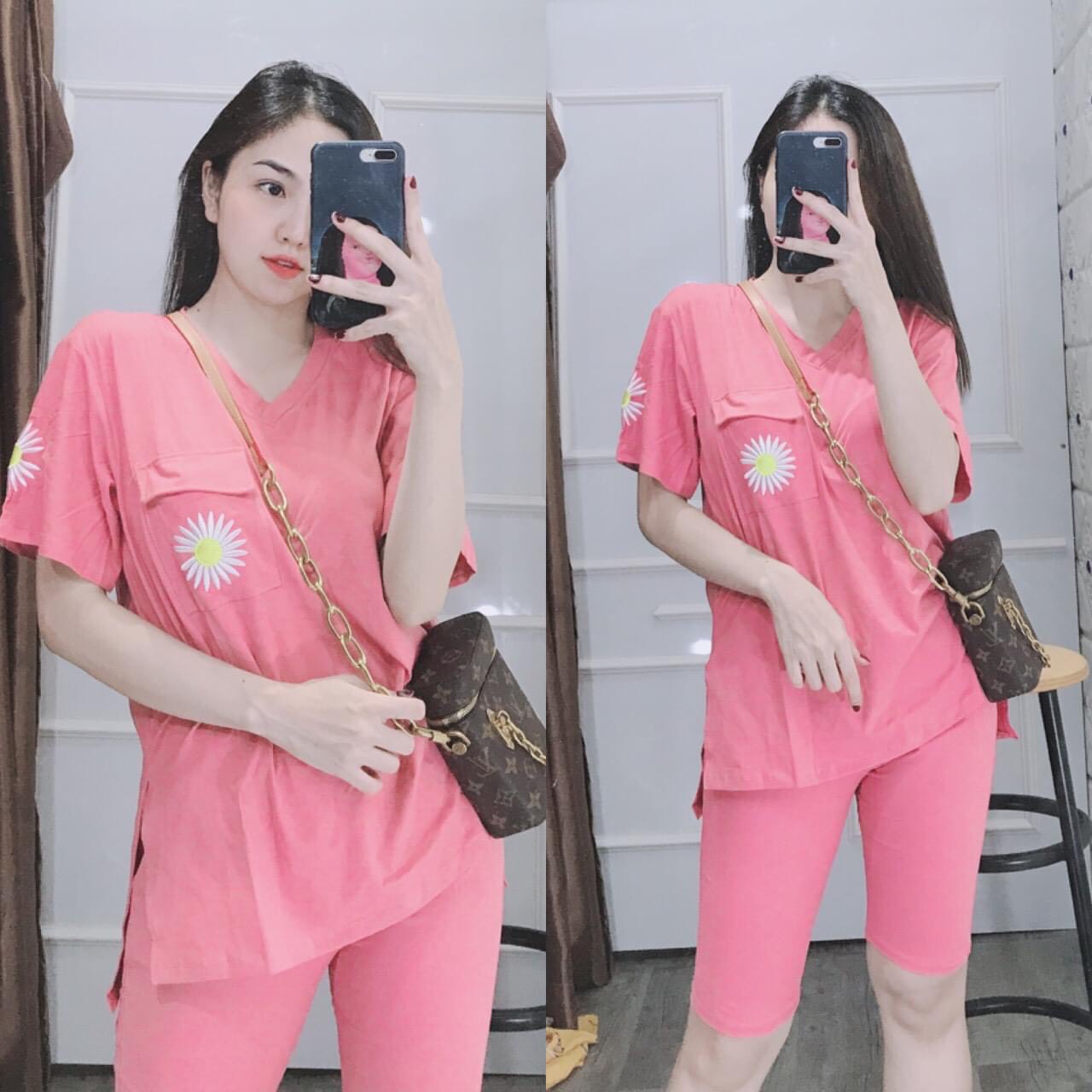 [HCM]BỘ ĐỒ THUN MẶC NHÀ ĐƠN GIẢN-SIZE 40-65KG