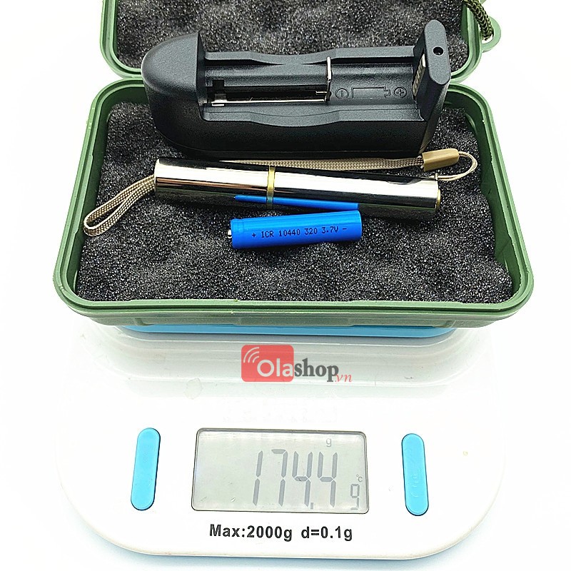 Đèn pin siêu sáng Inox mini Cree XPE