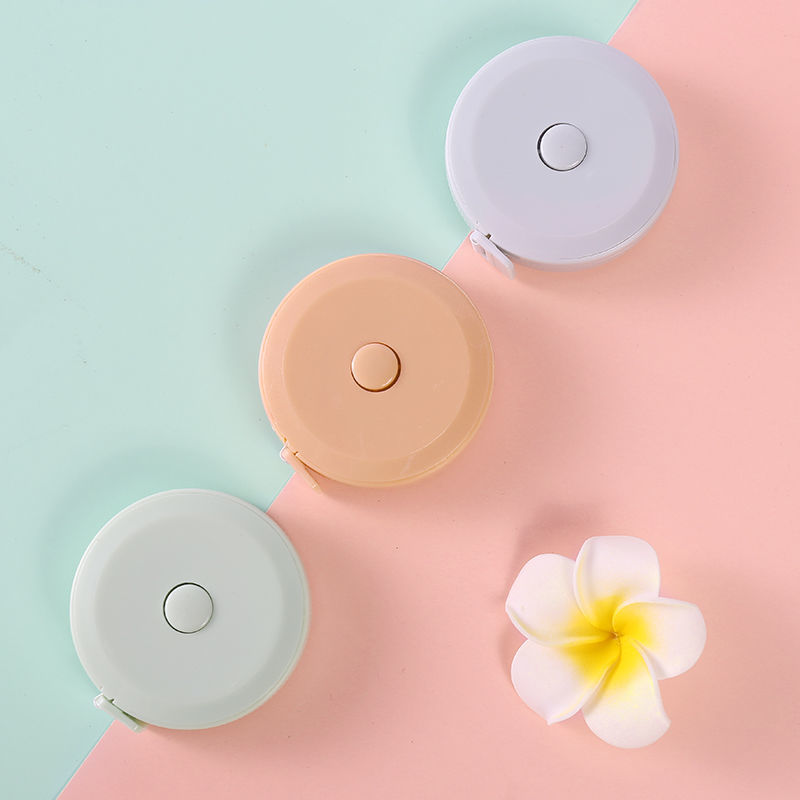 Thước Dây Rút Tự Động Mini 1.5m Màu Pastel