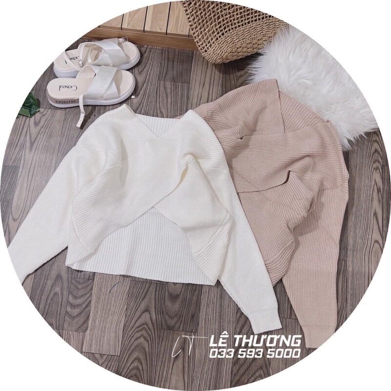 Set Đầm 2 dây xẻ + áo đắp chéo