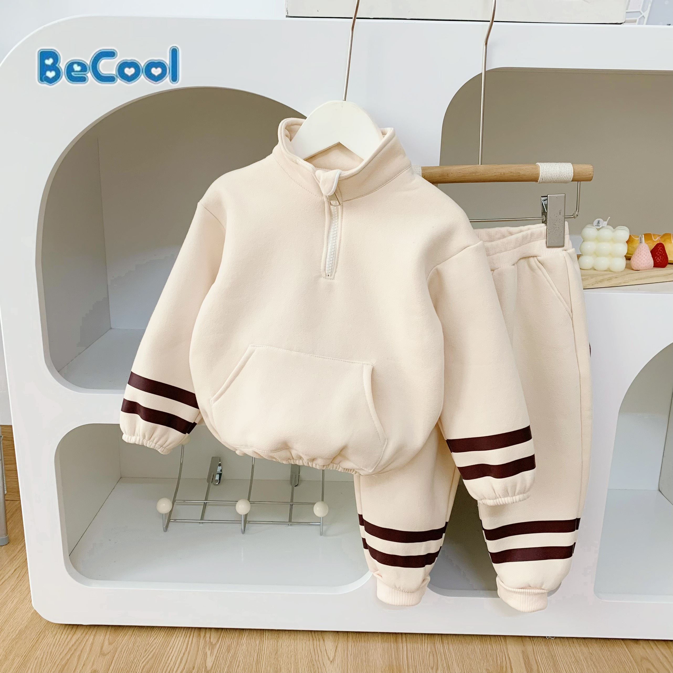 Bộ nỉ túi trước cho bé trai và bé gái , bộ nỉ bông cho bé, bộ quần áo thu đông cho bé trai từ 6-27kg