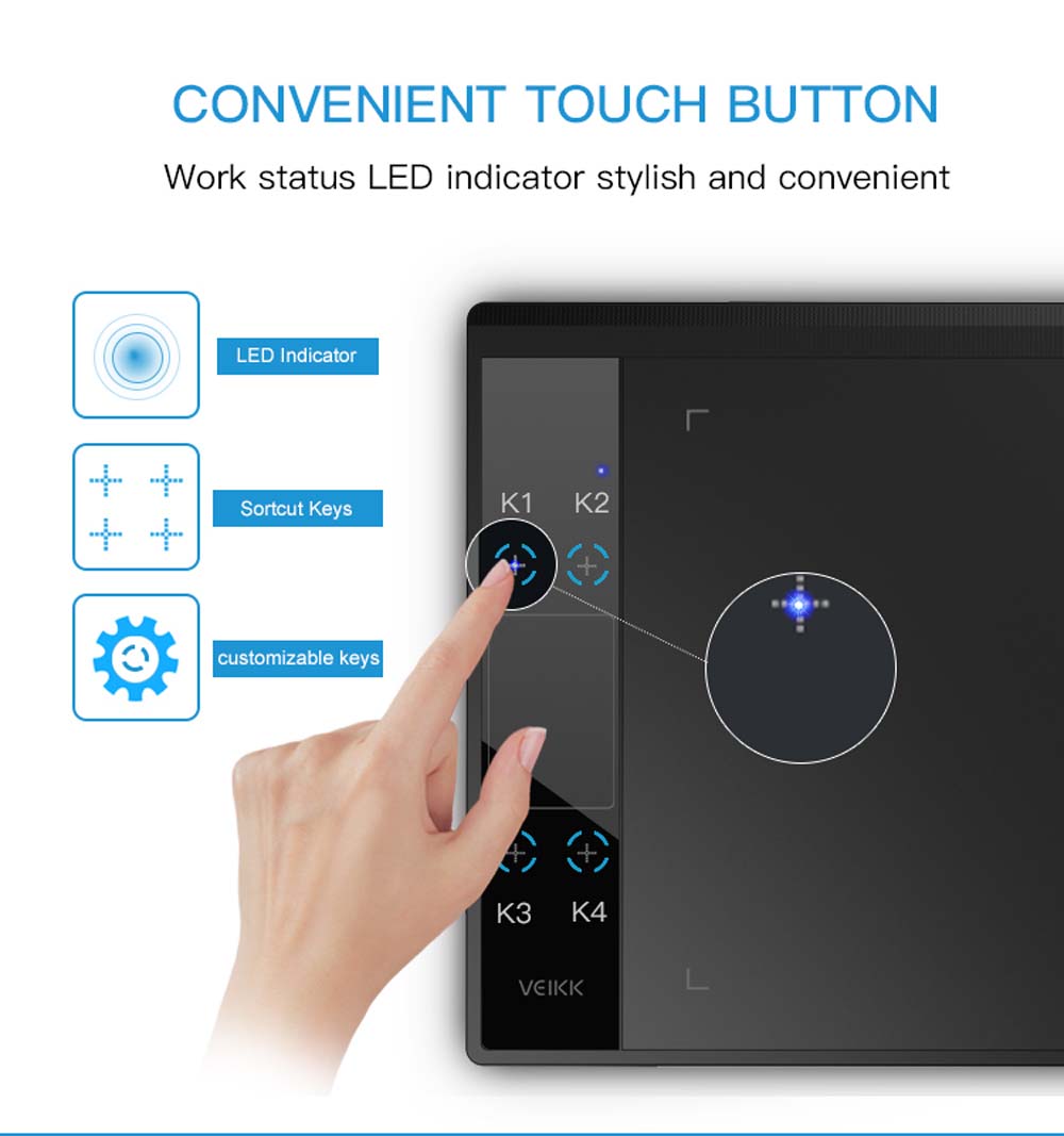 Bảng vẽ Veikk A30 Touch