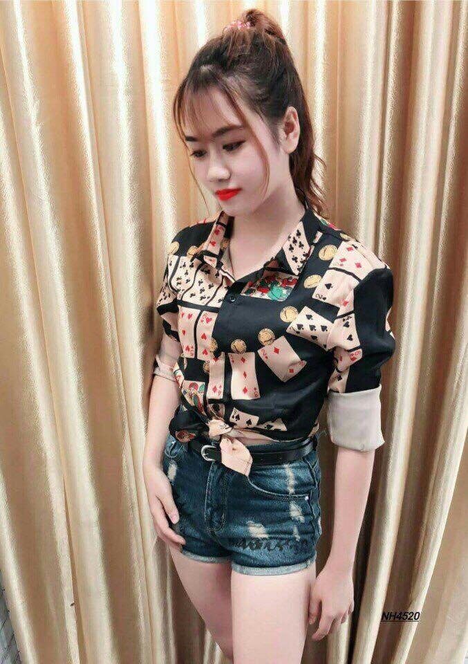 ÁO SƠ MI 3D NỮ PHI LỤA CAO CẤP THỜI TRANG LYLY SHOP VIP MS427