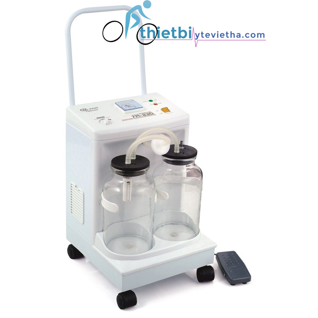 Máy hút dịch, hút đờm 2 bình Yuwell 7A-23D