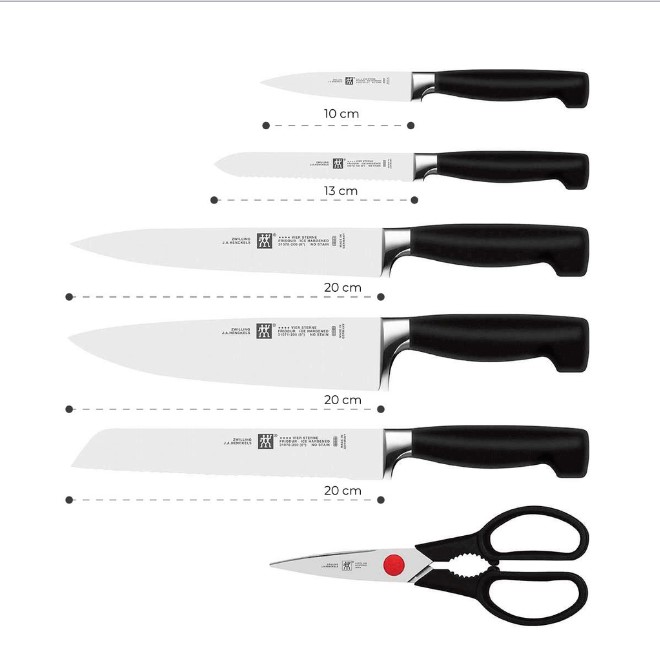 ZWILLING - Hộp dao Four Star 2019 - 7 món