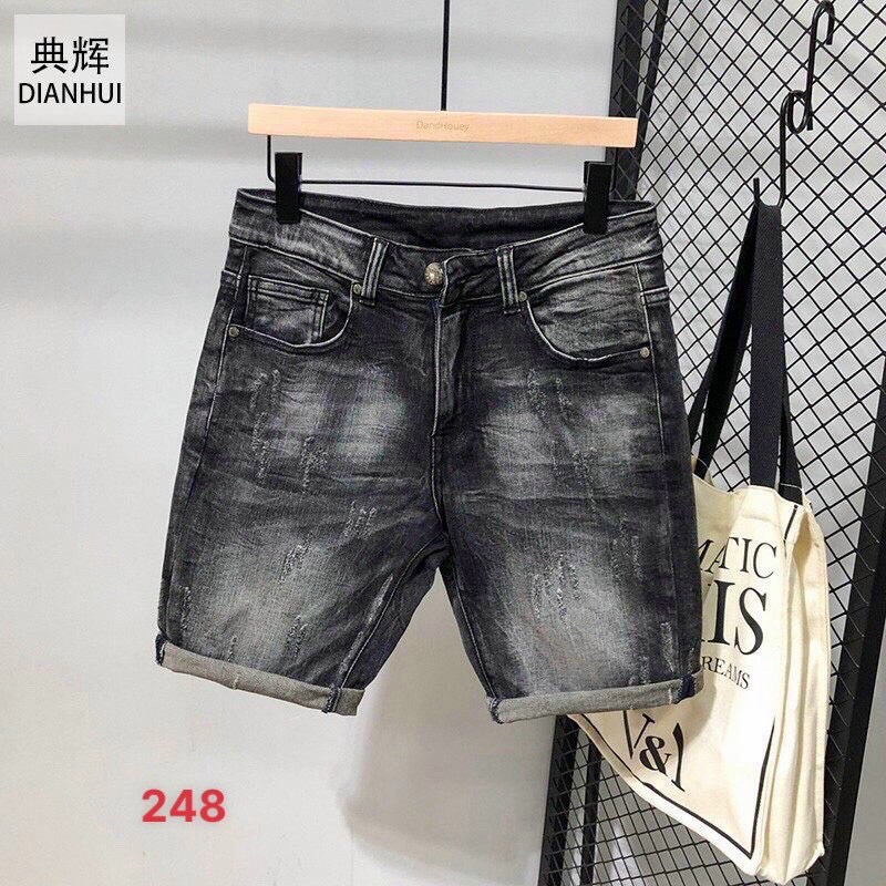 [Hoàn Tiền 15%] Quần short jean nam rách cao cấp vải co dãn hàng chuẩn shop ( ảnh thật shop tư chụp ) thời trang DIỄM NHI SHOP mllm10