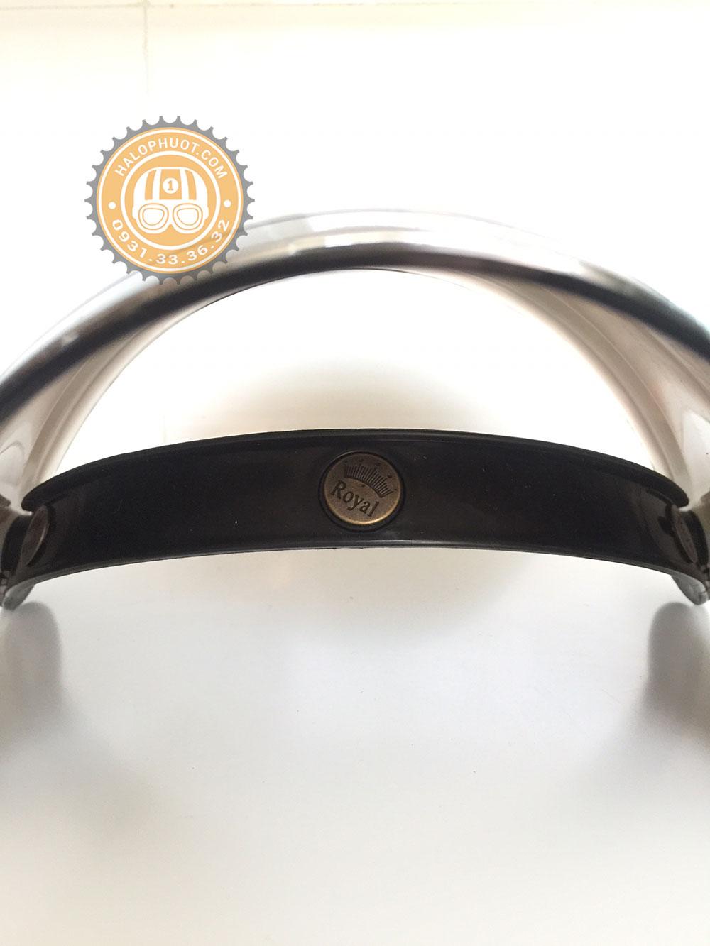Kính Flat Royal cho nón bảo hiểm 3/4 (4 màu tùy chọn Trong suốt, Vàng, Khói nhẹ, Khói đen và Tráng gương)