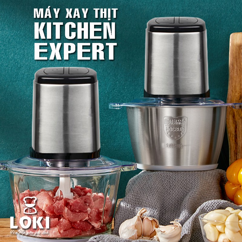[HCM] Máy Xay Thịt Inox Cao Cấp Kitchen Expert