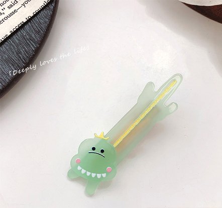 Resin cartoon animal hair clips