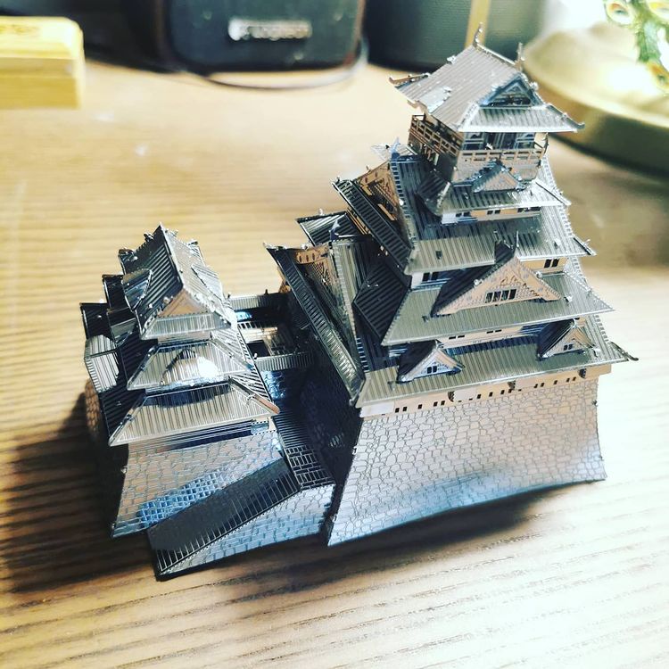 Mô Hình 3D Kim Loại Lâu Đài Osaka (chưa ráp)