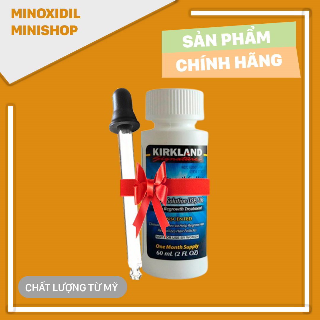 Minoxidil 5% Dạng Lỏng Mọc Râu Tóc Kirkland Mỹ