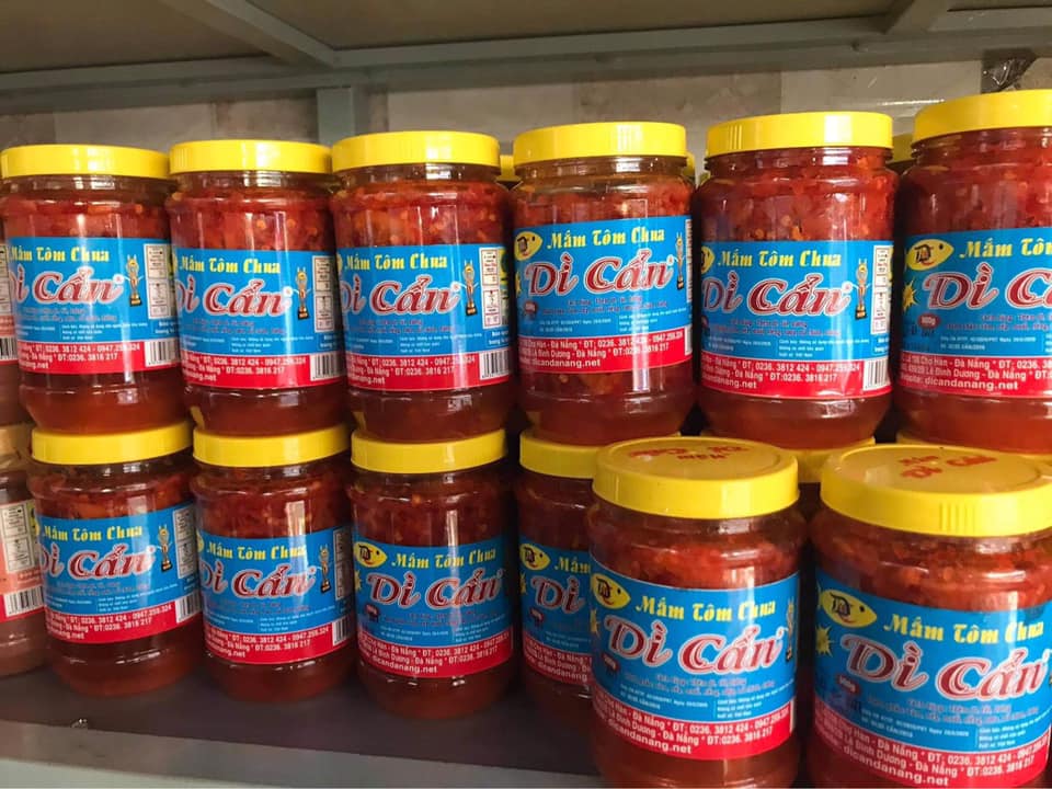 Hcm - mắm tôm chua dì cẩn hủ 500g đặc sản đà nẵng