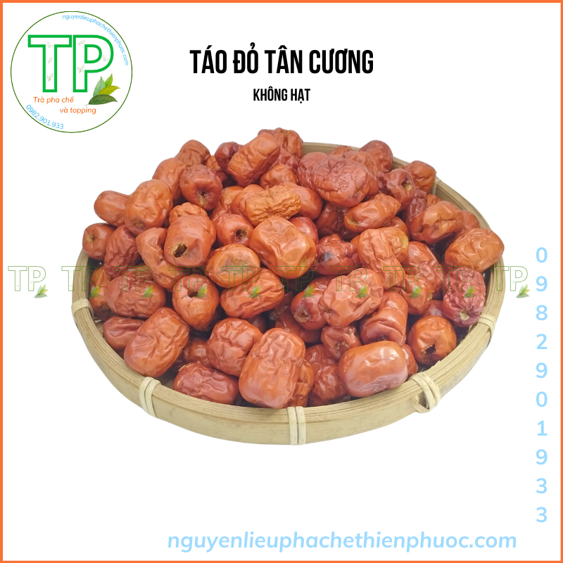 Táo đỏ không hạt  - 100g - dùng nấu chè - canh gà tiềm