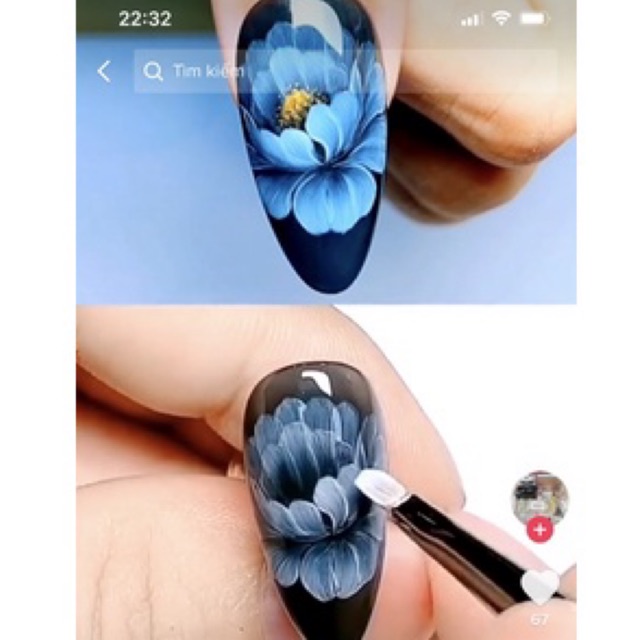 Cọ vẽ hoa cúc chuẩn xịn