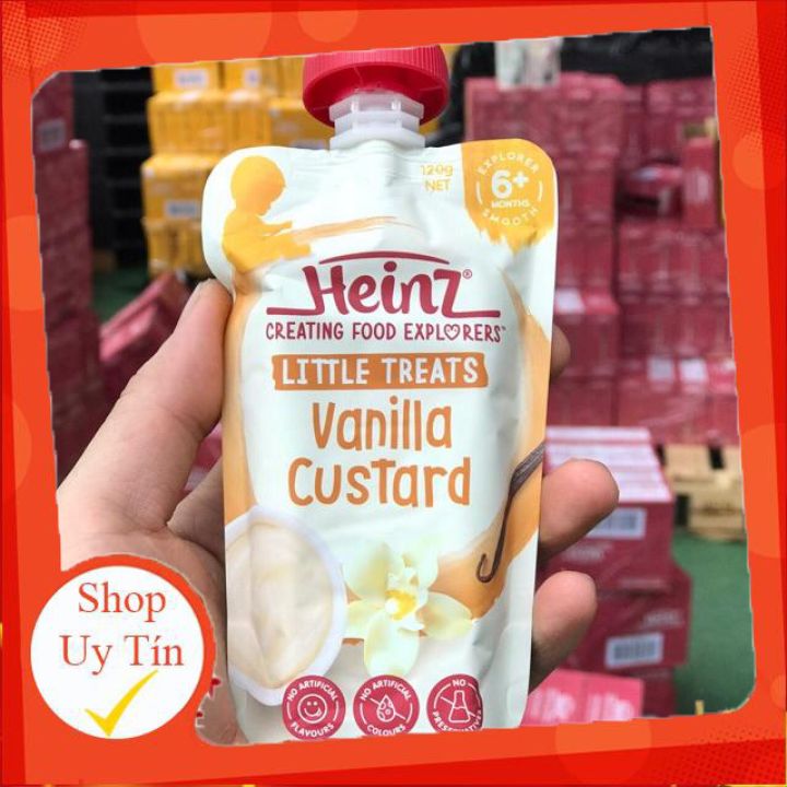 Váng sữa Heinz 120gr Nội Địa Úc - CHO BÉ TỪ 6 THÁNG TUỔI vị vani