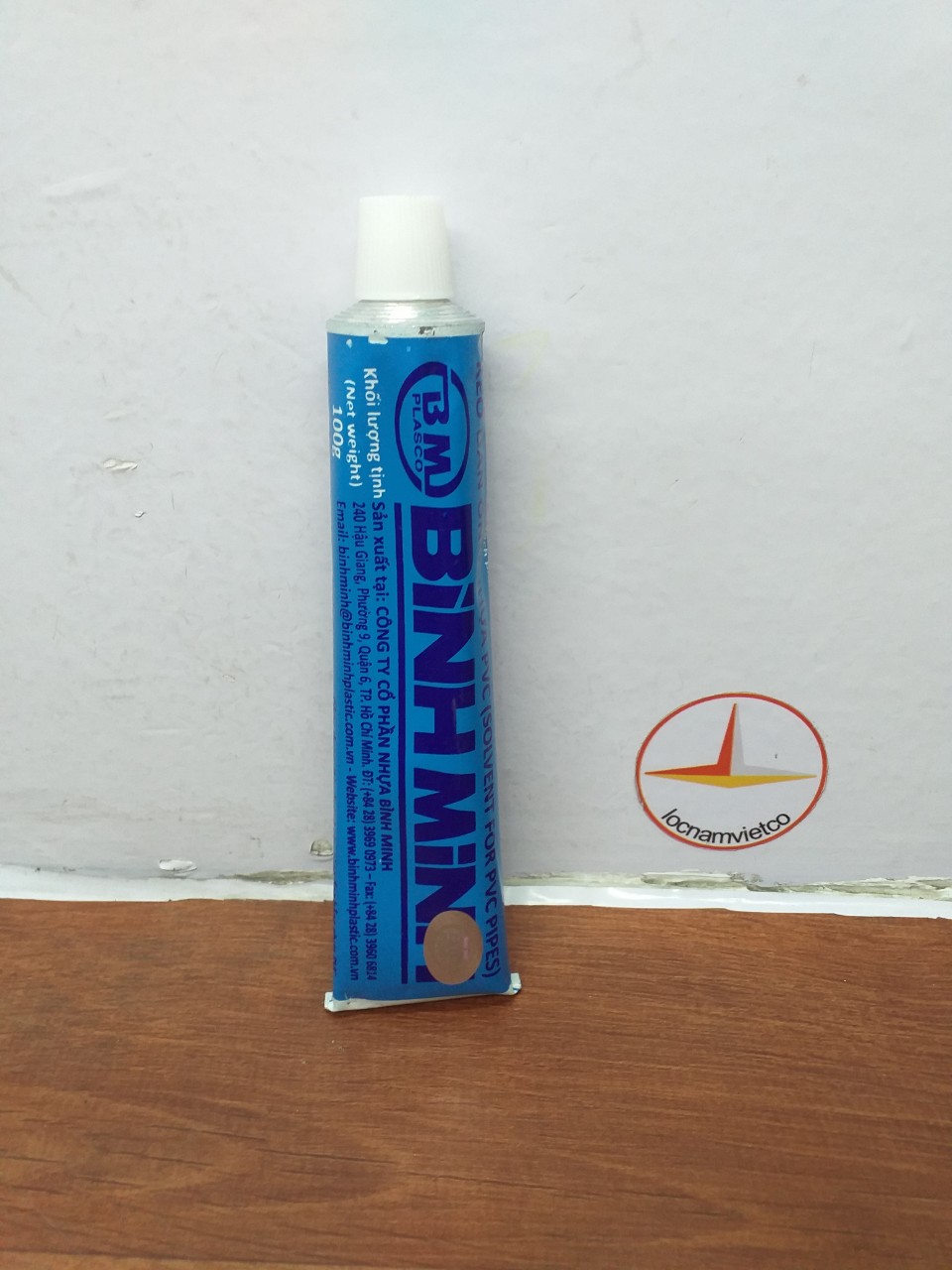 Keo dán ống nhựa PVC Bình Minh 100G