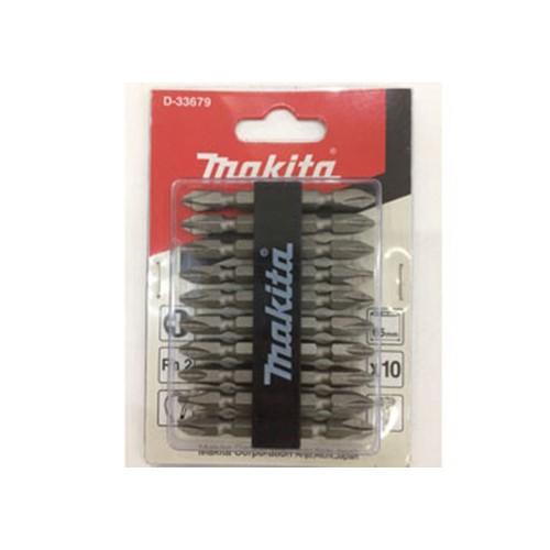 Set Mũi Vít 10 Chi Tiết Makita D-33679