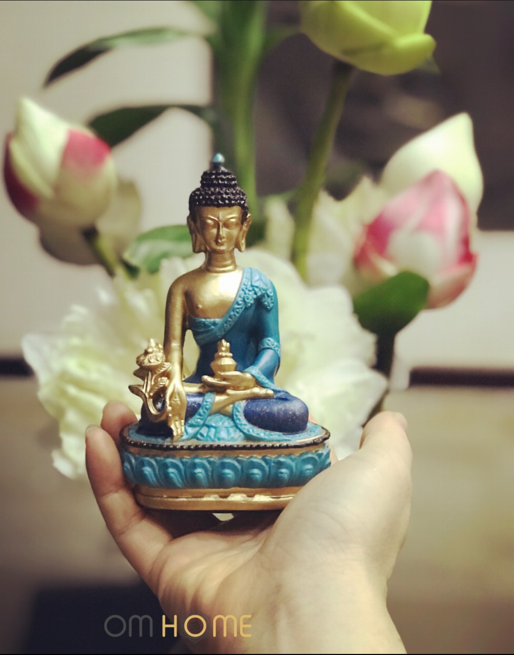 Tượng Phật Dược Sư Nhí Om Home
