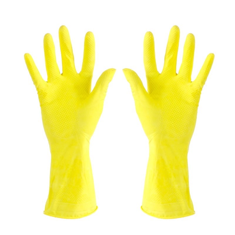 [1Pair/1 Đôi] Găng Tay Cao Su Gia Dụng Đa Năng Size Trung (31cm) Long Sleeve Dish Washing Gloves Cleaning Gloves Hands Dishwashing Gloves Durable Rubber Latex Gloves Kitchen Accessories