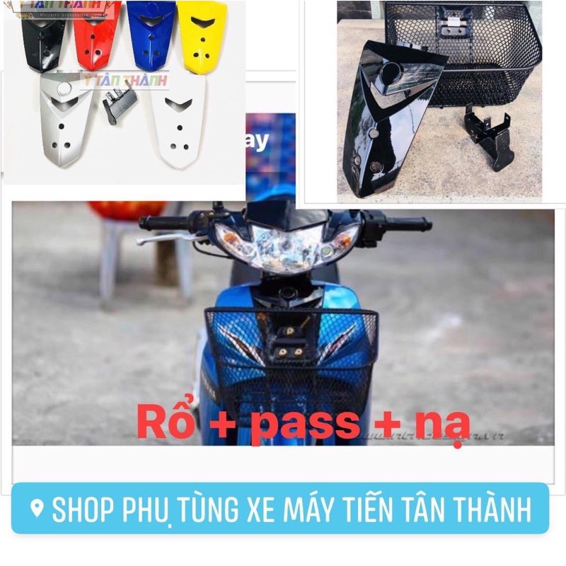[HCM]Bộ full rổ + pass + nạ lưới đen zin sirius