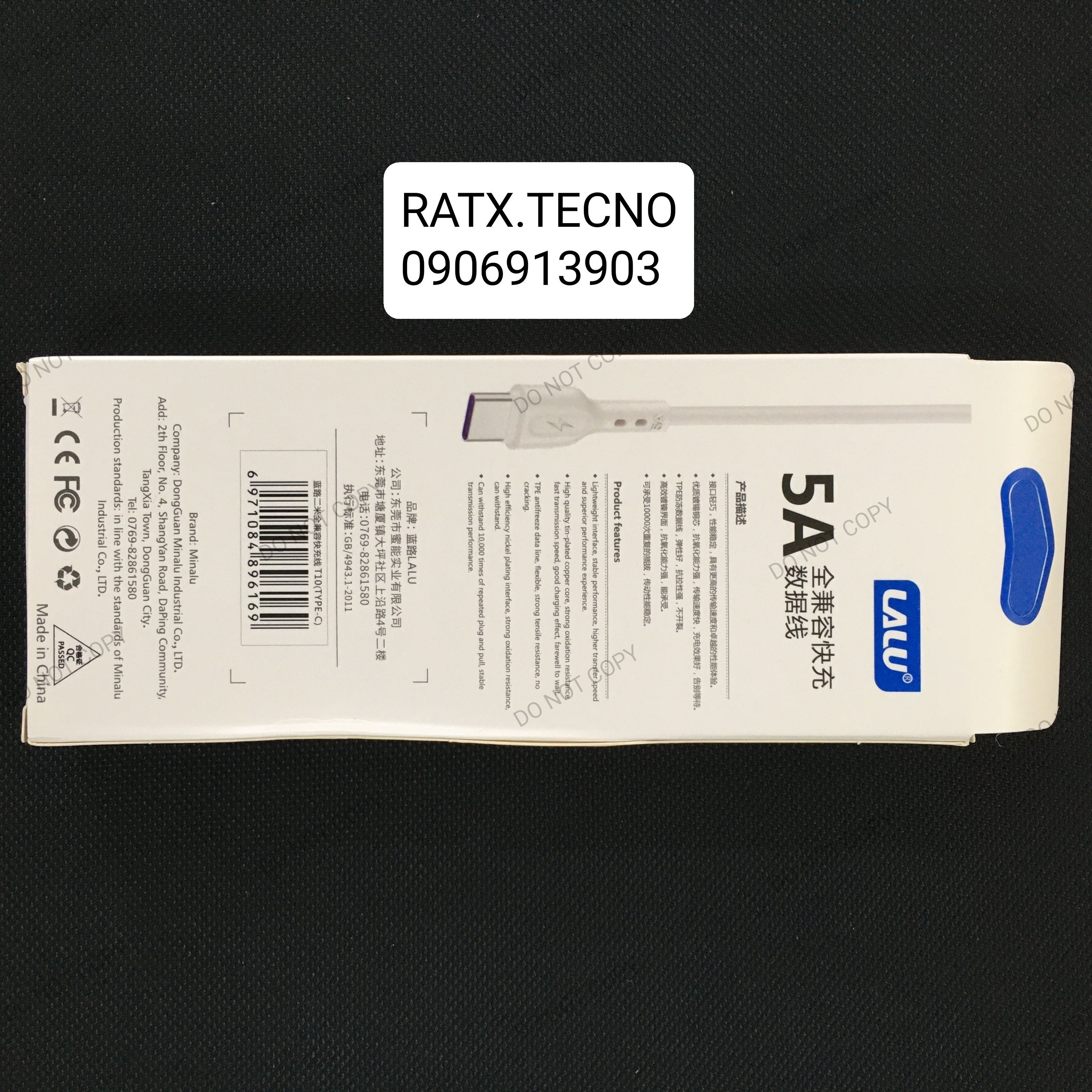 CÁP SẠC NHANH 5A – USB TO LIGHTNING VÀ TYPE C