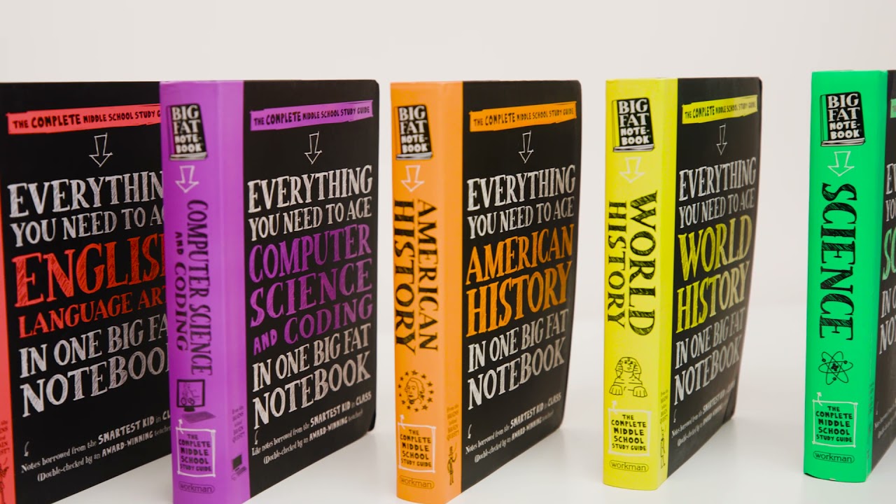 Sách Big Fat NoteBook Everything You Need To Ace Chemistry, Biology, Geometry, Computer Science (Bộ 4 cuốn Nhập khẩu)