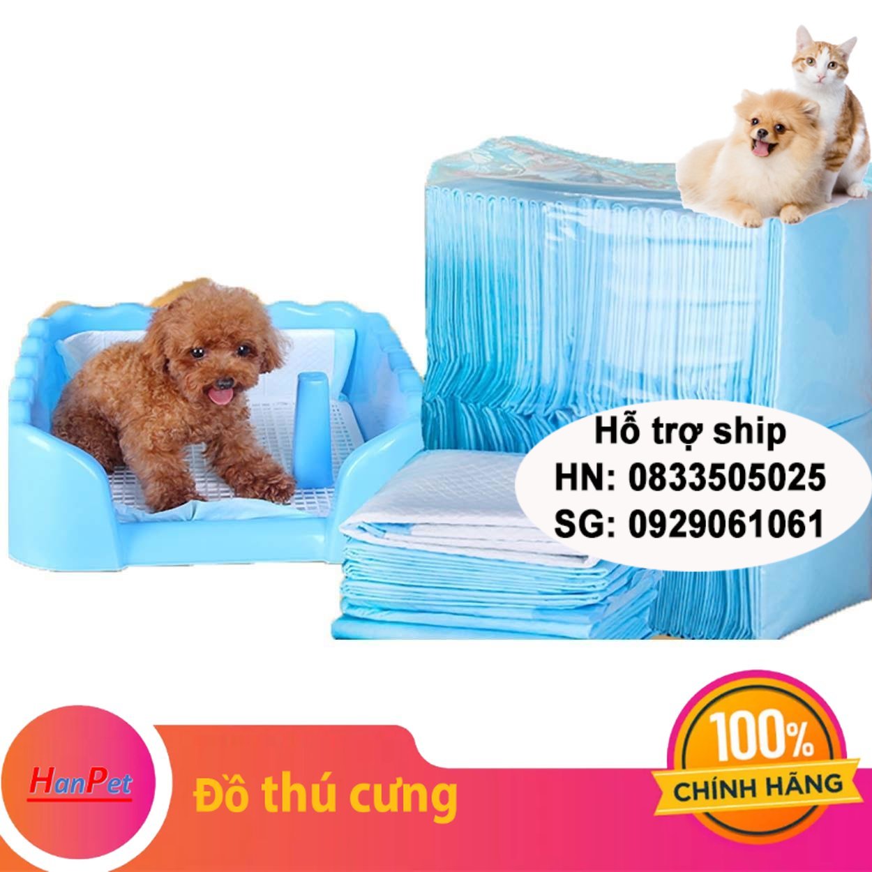 Hanpet - Bỉm chó & Tã lót khay vệ sinh chó / tã giấy lót chuồng chó / giấy lót chuồng chó mèo / tã giấy lót chuồng chó, lót sàn xe/ giấy vệ sinh chuột hamster / bỉm chó mèo / bỉm miếng lót chó / giấy thấm hút cho thú cưng