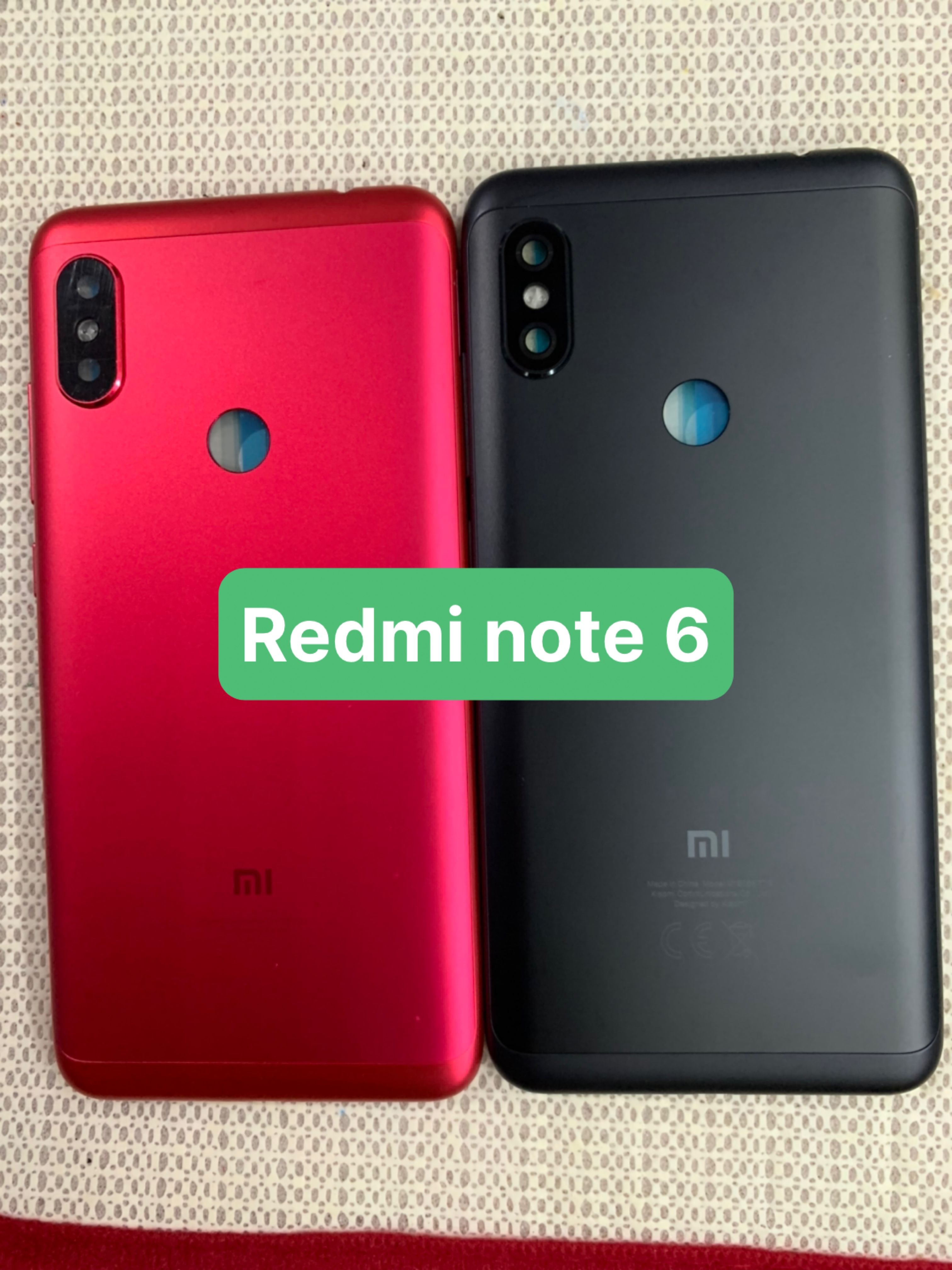 bộ xương vỏ zin xiaomi redmi note 6 ( ảnh thật)