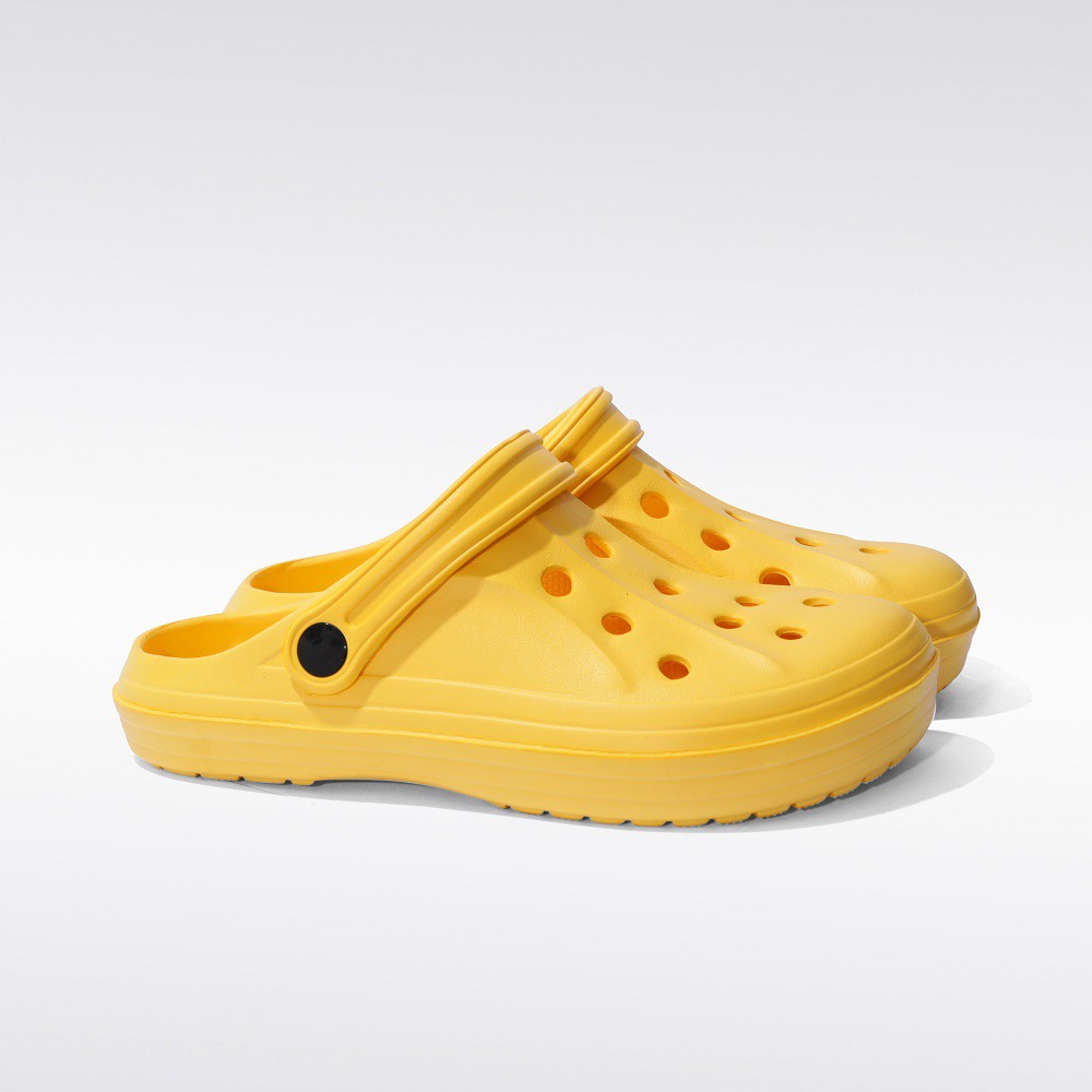 Dép cross nam nữ S'cool - Basic Eva clog 4 - màu vàng